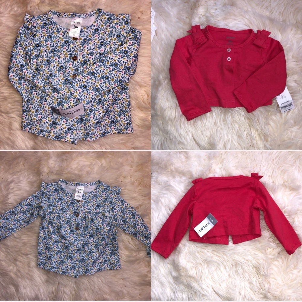 NWT 2 Carters cover up/ button up for dresses
